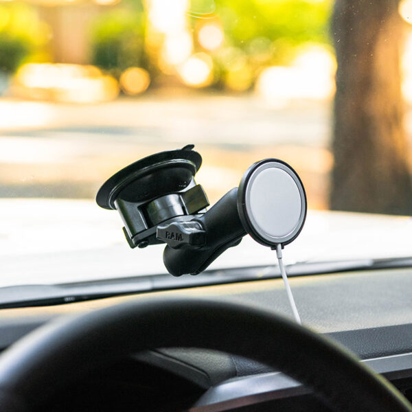 RAM® Twist-Lock™ Suction Cup Mount with Apple MagSafe Adapter Ram Mounts RAM-B-166-AP-MAG - immagine 6