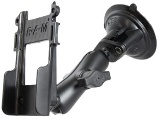 RAM Supporto a ventosa Twist-Lock con supporto universale per clip da cintura Ram Mounts RAM-B-166-BC1