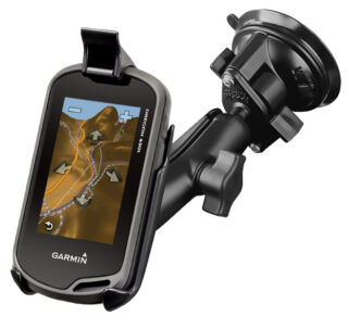 RAM Supporto a ventosa Twist-Lock per Garmin Oregon 200, 750T più Altro Ram Mounts RAM-B-166-GA31