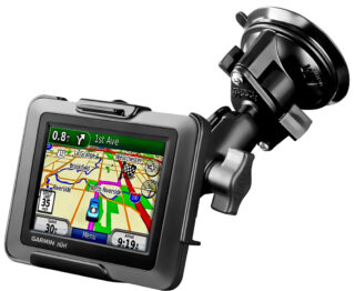 RAM Supporto a ventosa Twist-Lock per Garmin nuvi 220, zumo 220 più Altro Ram Mounts RAM-B-166-GA32