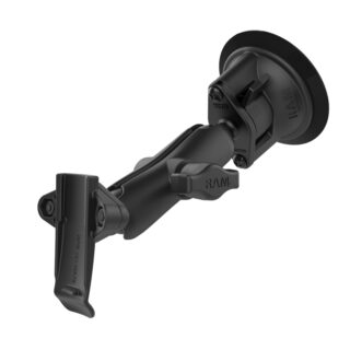 RAM Twist-Lock Supporto a ventosa con supporto per clip per colonna vertebrale Garmin Ram Mounts RAM-B-166-GA76U