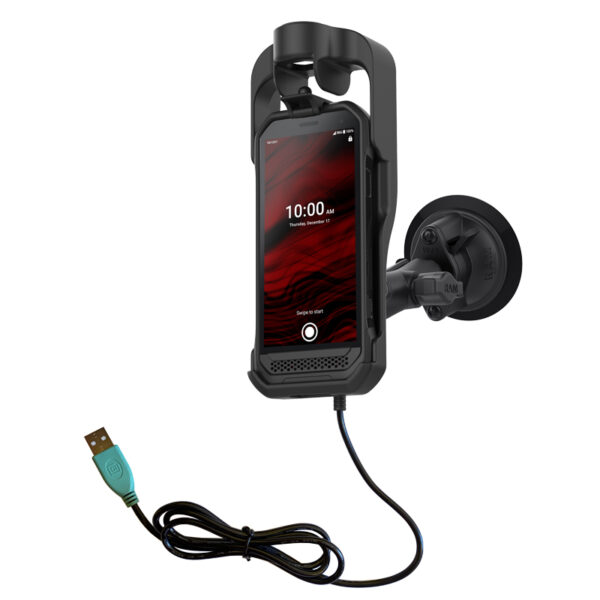 Supporto a ventosa alimentato RAM per Kyocera DuraForce Ultra 5G E7110 Ram Mounts RAM-B-166-KYO1PU