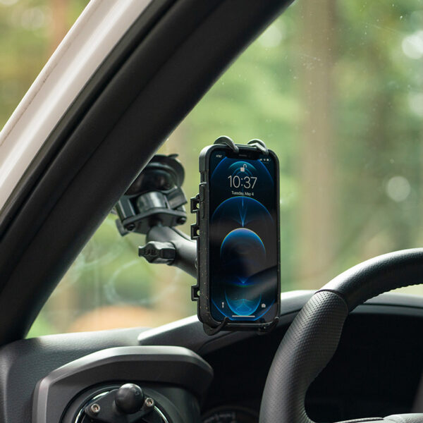 RAM Supporto per telefono Quick-Grip con base a ventosa Twist-Lock RAM Ram Mounts RAM-B-166-PD3 - immagine 2