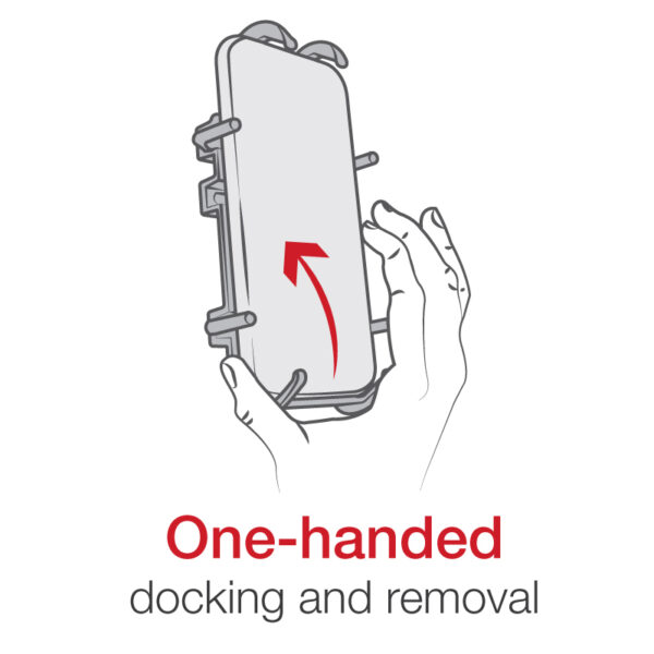 RAM Supporto per telefono Quick-Grip con base a ventosa Twist-Lock RAM Ram Mounts RAM-B-166-PD3 - immagine 4