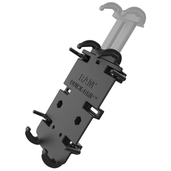 Supporto Ram Mounts RAM-B-166-PD4-2QCCIGU per CELLULARI oltre 6" e con caricabatterie accendisigari USB. - immagine 6