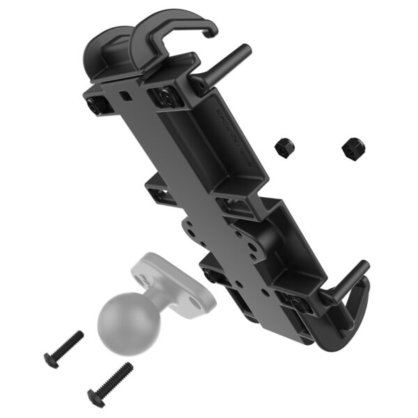 Supporto Ram Mounts RAM-B-166-PD4-2QCCIGU per CELLULARI oltre 6" e con caricabatterie accendisigari USB. - immagine 7