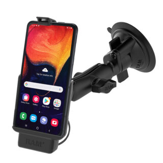 RAM EZ-Roll'r Supporto a ventosa motorizzato per Samsung XCover Pro Ram Mounts RAM-B-166-SAM9PU