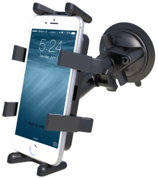RAM® Finger-Grip™ Universal Mount with RAM® Twist-Lock™ Suction Cup Base Ram Mounts RAM-B-166-UN4