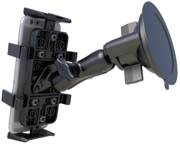 RAM® Finger-Grip™ Universal Mount with RAM® Twist-Lock™ Suction Cup Base Ram Mounts RAM-B-166-UN4 - immagine 3