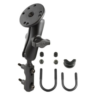 RAM® Motorcycle Brake/Clutch Reservoir Mount with Round Plate Ram Mounts RAM-B-174-202