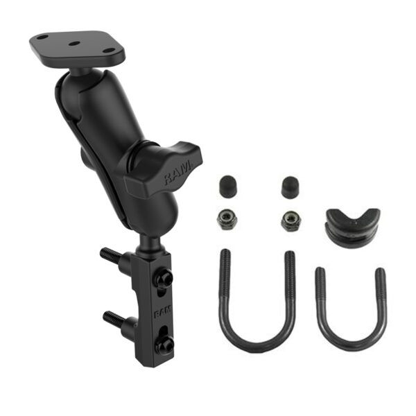 RAM® Motorcycle Brake/Clutch Reservoir Mount with Diamond Plate Ram Mounts RAM-B-174