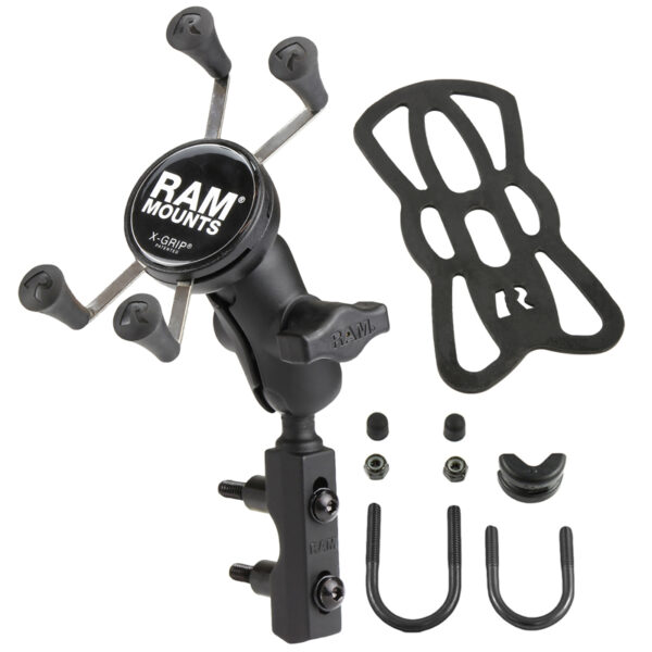RAM® X-Grip® Phone Mount with Motorcycle Brake/Clutch Reservoir Base Ram Mounts RAM-B-174-A-UN7 - immagine 2