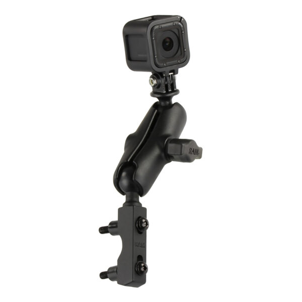 RAM® Brake/Clutch Reservoir Mount with Universal Action Camera Adapter Ram Mounts RAM-B-174-GOP1 - immagine 2