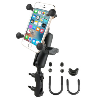 RAM® X-Grip® Phone Mount with Motorcycle Brake/Clutch Reservoir Base Ram Mounts RAM-B-174-UN7