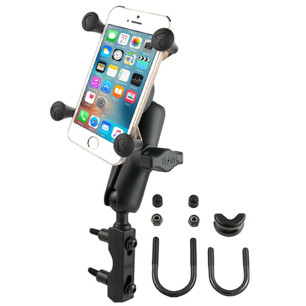 RAM® X-Grip® Phone Mount with Motorcycle Brake/Clutch Reservoir Base Ram Mounts RAM-B-174-UN7
