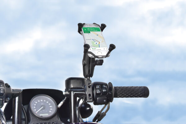 RAM® X-Grip® Phone Mount with Motorcycle Brake/Clutch Reservoir Base Ram Mounts RAM-B-174-UN7 - immagine 4