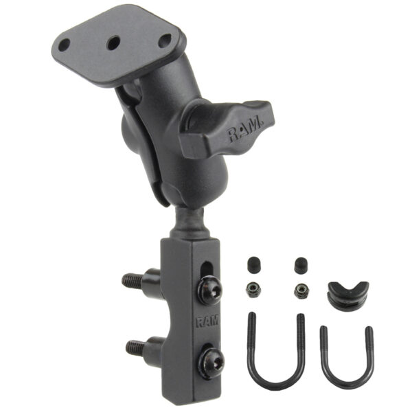 RAM Supporto Serbatoio Freno/Frizione Moto con Piastra a rombo - Corto Ram Mounts RAM-B-174U-A