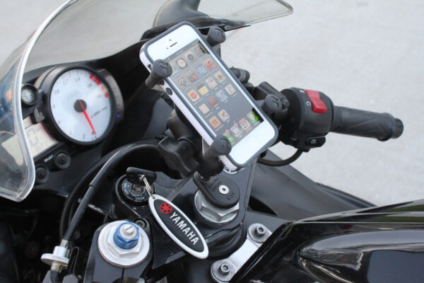RAM® X-Grip® Phone Holder with Motorcycle Fork Stem Base Ram Mounts RAM-B-176-A-UN7 - immagine 3