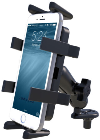 RAM® Finger-Grip® Universal Holder with Motorcycle Fork Stem Base Ram Mounts RAM-B-176-UN4