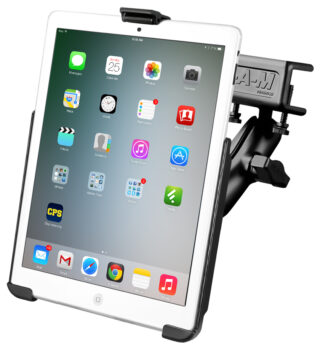 RAM EZ-Roll'r per iPad mini Gen 1-3 con base a morsetto antiriflesso Ram Mounts RAM-B-177-AP14U