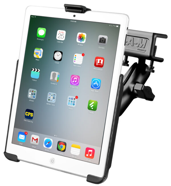 RAM EZ-Roll'r per iPad mini Gen 1-3 con base a morsetto antiriflesso Ram Mounts RAM-B-177-AP14U