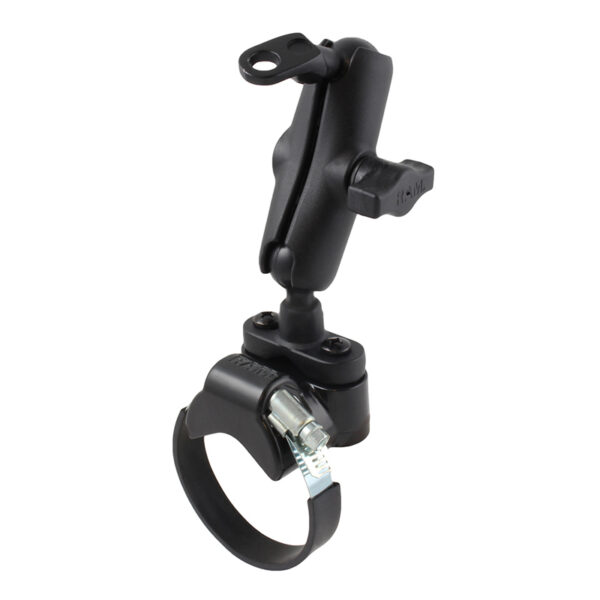 Montaggio su guida RAM ATV/UTV con adattatore a testa di bullone angolato da 9 mm - Braccio medio Ram Mounts RAM-B-180-231Z-2NUBU