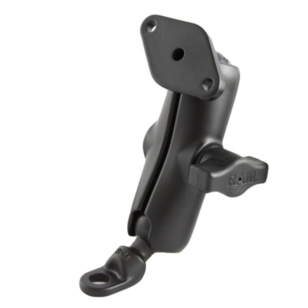 RAM Doppio supporto a sfera con adattatore a testa di bullone angolato da 9 mm Ram Mounts RAM-B-180U