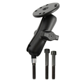 RAM Supporto Morsetto Manubrio con Bulloni M8 e Piastra Tonda - Medio Ram Mounts RAM-B-186-202U