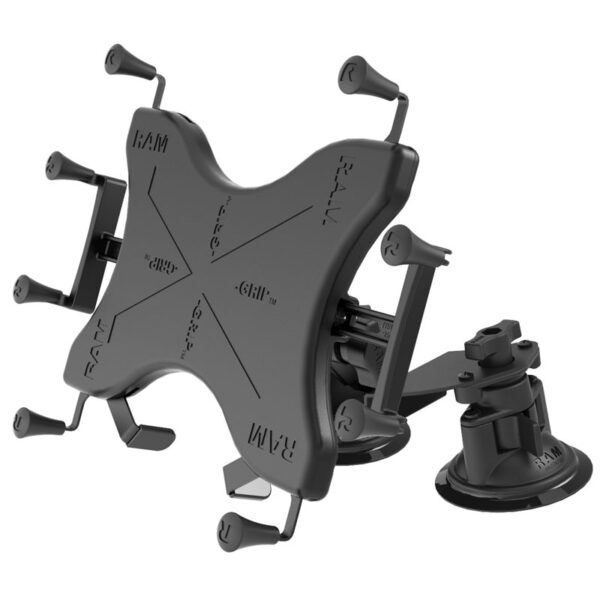 RAM X-Grip con RAM Twist-Lock Pivot con Ventosa per Tablet da 9"-11" Ram Mounts RAM-B-189-PIV1-UN9-KRU - immagine 2