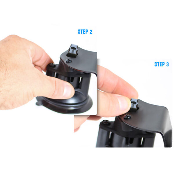RAM X-Grip con RAM Twist-Lock Pivot con Ventosa per Tablet da 9"-11" Ram Mounts RAM-B-189-PIV1-UN9-KRU - immagine 4