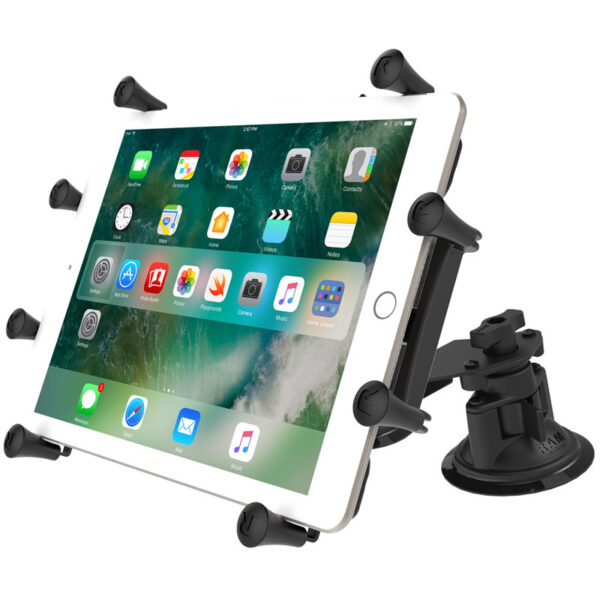 RAM X-Grip con RAM Twist-Lock Pivot con Ventosa per Tablet da 9"-11" Ram Mounts RAM-B-189-PIV1-UN9-KRU - immagine 5