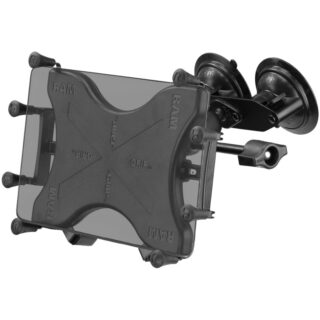 RAM X-Grip con Doppia Ventosa per Tablet da 9"-11" - Piastra Piana Ram Mounts RAM-B-189-UN9-FRO1-KRU