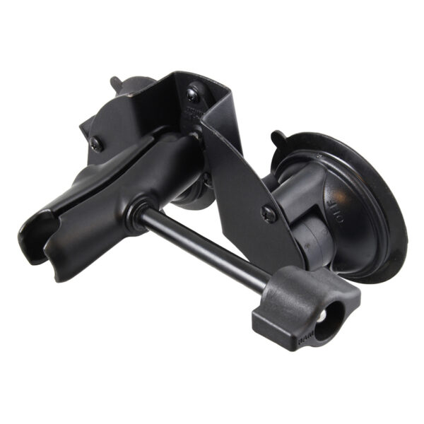 RAM Twist-Lock Base a doppia ventosa con braccio a presa e manopola lunga Ram Mounts RAM-B-189B-201-ALA1-KRU