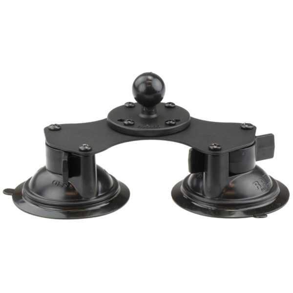 RAM Twist-Lock Base a Doppia Ventosa con Sfera Ram Mounts RAM-B-189B-202U