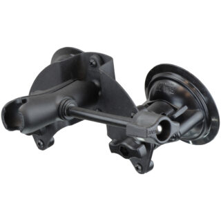 RAM Base a ventosa pivot Twist-Lock con braccio a presa e manopola lunga Ram Mounts RAM-B-189B-PIV1-201-ALA1-KRU