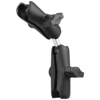 Componente Ram Mounts RAM-B-201-201U composto da due bracci a doppia presa con doppia sfera