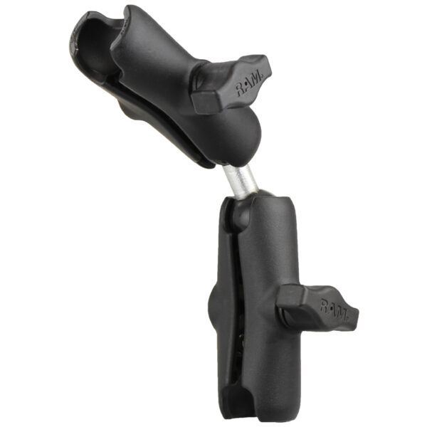 Componente Ram Mounts RAM-B-201-201U composto da due bracci a doppia presa con doppia sfera