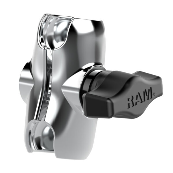 Braccio corto asta cromata su cui adattare le sfere Ram Mounts RAM-B-201-ACHU