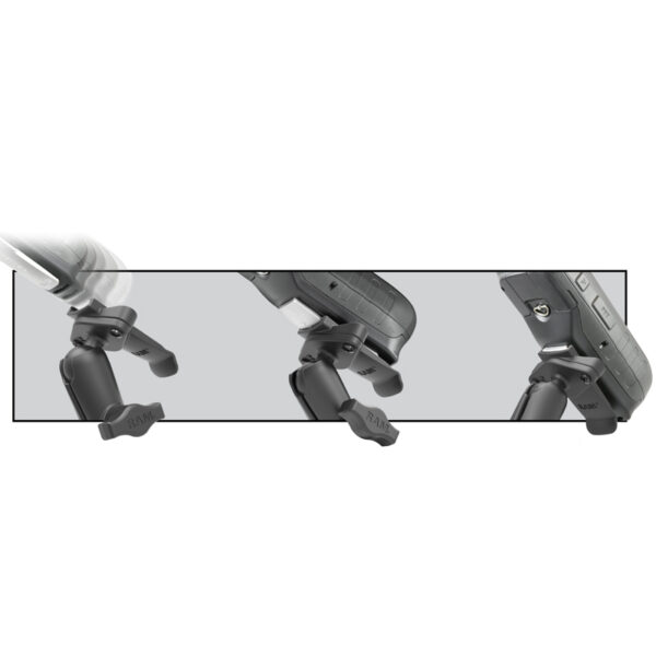 RAM® Spine Clip Holder with Ball for Garmin Handheld Devices Ram Mounts RAM-B-202-GA76 - immagine 3