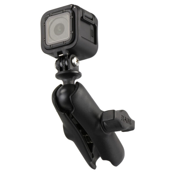 Componente Ram Mounts con braccio medio RAM-B-202-GOP1-201U per videocamera Universal Action Camera - immagine 2