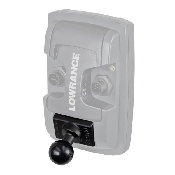RAM® Quick Release Ball Adapter for Lowrance Elite-4 & Mark-4 Series Ram Mounts RAM-B-202-LO11