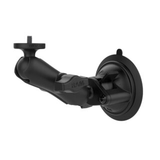 RAM Twist-Lock Supporto a ventosa con adattatore per fotocamera da 1/4"-20 - Corto Ram Mounts RAM-B-224-1-A-366U