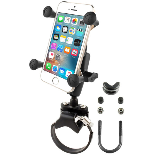 RAM® X-Grip® Phone Mount with ATV/UTV Rail Base Ram Mounts RAM-B-231-2-UN7