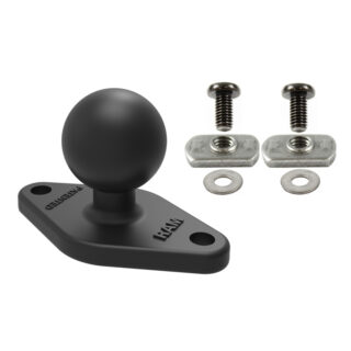 Adattatore a sfera RAM con viteria per montaggio su pannello piatto - Viti da 3/8" Ram Mounts RAM-B-238-FP2U