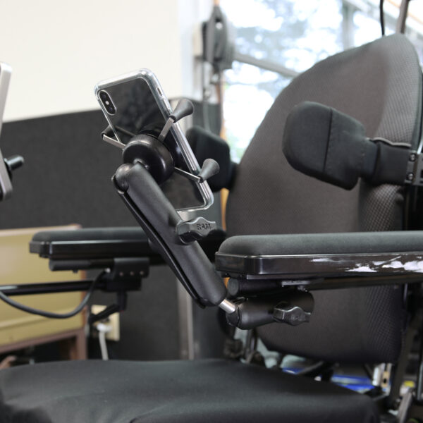RAM X-Grip Supporto per telefono per braccioli per sedie a rotelle Ram Mounts RAM-B-238-WCT-2-UN7 - immagine 3