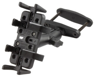 Supporto universale Finger*Grip a dito RAM con montaggio a morsetto per palo quadrato da 3" Ram Mounts RAM-B-247-3-UN4U