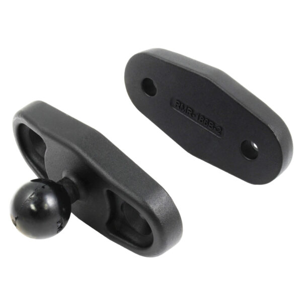 RAM Base Morsetto Quadrato per Pali fino a 2" di Larghezza Senza Ferramenta Ram Mounts RAM-B-247U-2NH