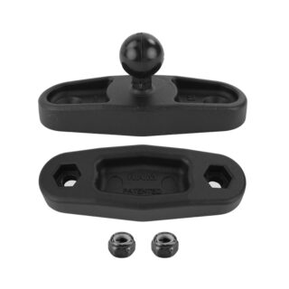 RAM Base Morsetto Quadrato per Pali fino a 3" di Larghezza Senza Bulloni Ram Mounts RAM-B-247U-3KE1