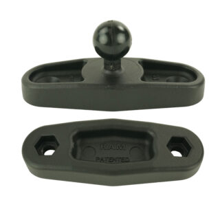 RAM Base Morsetto Quadrato per Pali fino a 3" di Larghezza Senza Ferramenta Ram Mounts RAM-B-247U-3NH