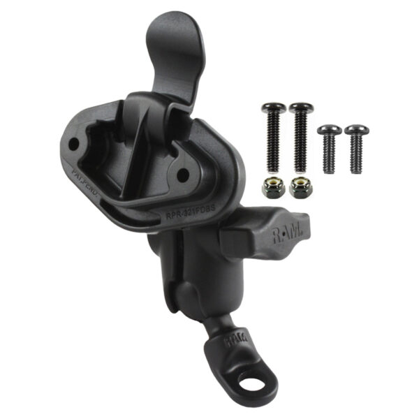 RAM Adattatore a sgancio rapido EZY-Mount con adattatore a testa di bullone da 9 mm Ram Mounts RAM-B-272-A-326U-TWI